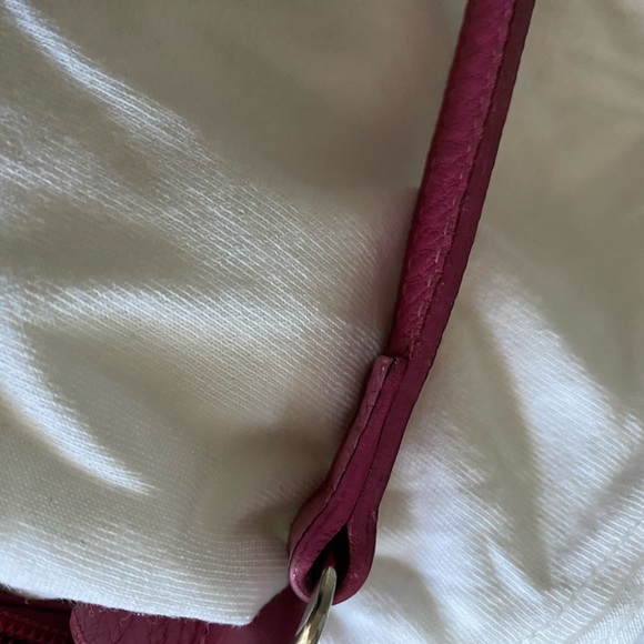 Authentic Longchamp Pink Leather Shoulder Bag - Picture 10 of 12
